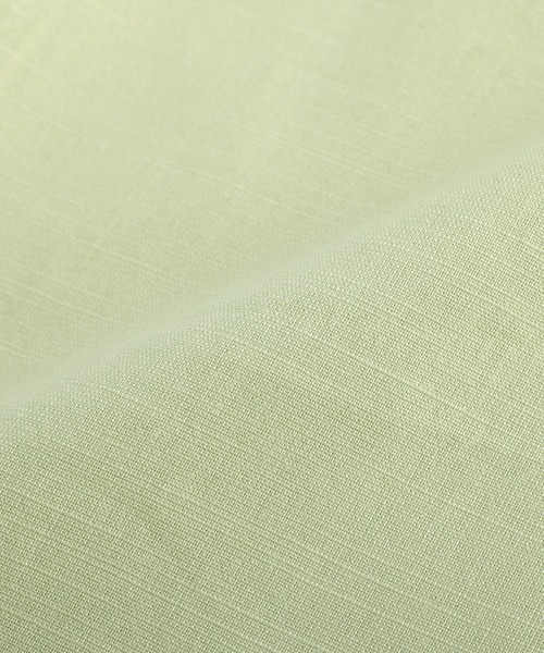 NAKER（ネイカー）の「オープンカラーテックリネン半袖シャツ（シャツ/ブラウス・メンズ・ベージュ/グリーン・S/M/L/XL）」の21枚目の写真