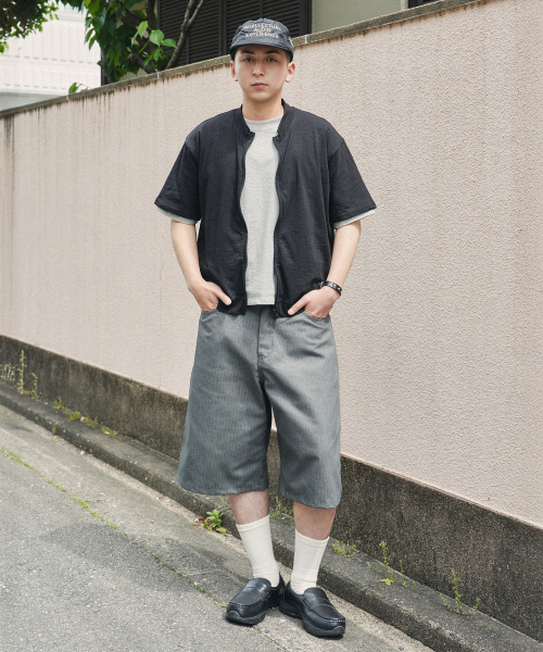 XERO（ゼロ）の「スラブフルジップハーフスウェットシャツ[ブラック]（Tシャツ/カットソー・レディース・その他・MEDIUM/LARGE）」の2枚目の写真