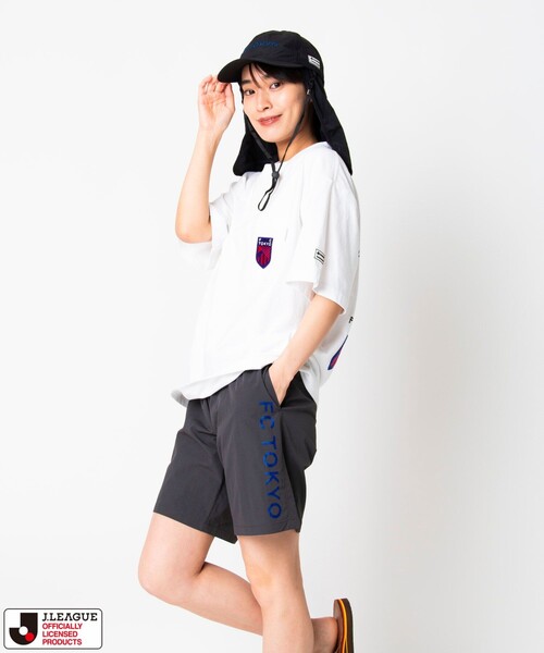 FREAK'S STORE（フリークスストア）の「J.LEAGUE×FREAK'S STORE 別注 SUPPORTERS NYLON SHORTS 【FC東京】（その他パンツ・メンズ・チャコールグレー/ブラック・LARGE/MEDIUM/SMALL）」の6枚目の写真