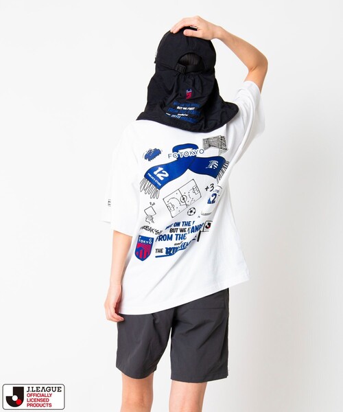 FREAK'S STORE（フリークスストア）の「J.LEAGUE×FREAK'S STORE 別注 SUPPORTERS NYLON SHORTS 【FC東京】（その他パンツ・メンズ・チャコールグレー/ブラック・LARGE/MEDIUM/SMALL）」の7枚目の写真