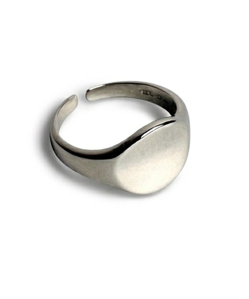 NO ID.（ノーアイディ）の「【NO ID.】Concave Signet Ring / コンケーブ シグネット リング（リング・メンズ・シルバー・ONE SIZE）」の11枚目の写真