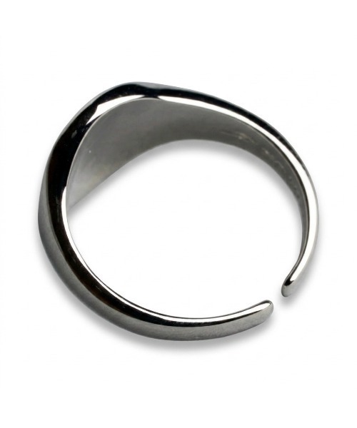 NO ID.（ノーアイディ）の「【NO ID.】Concave Signet Ring / コンケーブ シグネット リング（リング・メンズ・シルバー・ONE SIZE）」の2枚目の写真