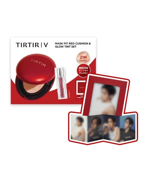 数量限定】TIRTIR×V MASK FIT RED CUSHION & GLOW TINT SET - Limited