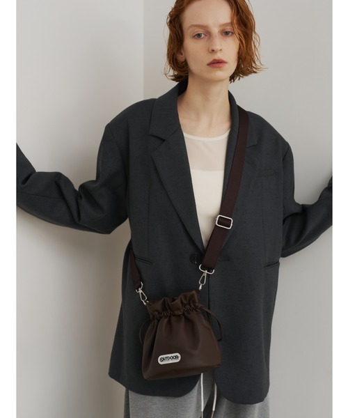 AIC.(エーアイシー)の「OUTDOOR Gathers Handle Mini Bag(ショルダーバッグ・レディース・ダークブラウン/ブラック/サックスブルー・FREE)」の21枚目の写真