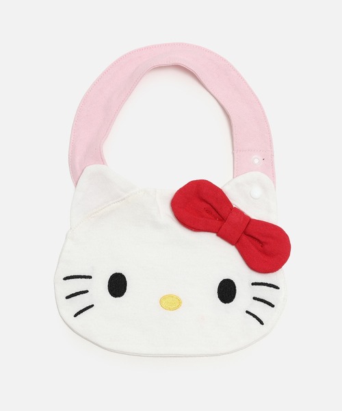 sanrio(サンリオ)の「〈サンリオ〉2Pスタイ(スタイ/よだれかけ・キッズ・ホワイト/ピンク/イエロー・FREE)」の12枚目の写真