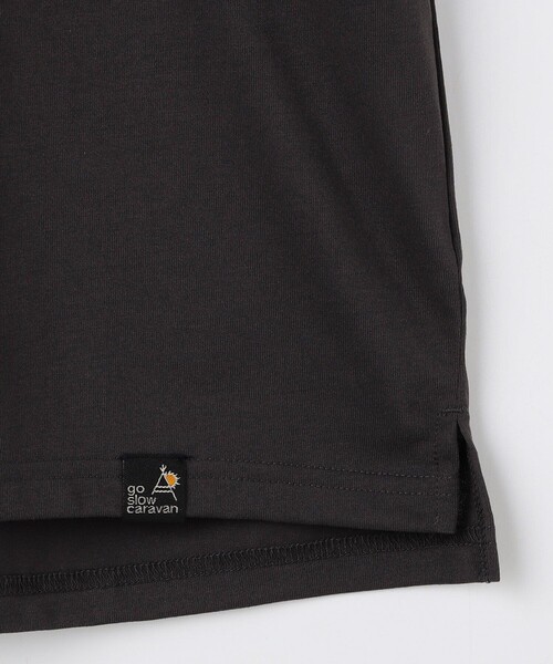 go slow caravan(ゴースローキャラバン)の「go slow caravan/ゴースローキャラバン UVケア 吸水速乾 海猫TEE クルーネックTシャツ【限定展開】(Tシャツ/カットソー・メンズ・チャコールグレー/オフホワイト・4/3/2/5)」の6枚目の写真