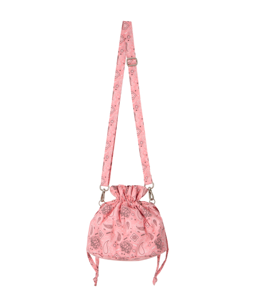 ERER（エルエル）の「Bandana Mini Bag Pink（メッセンジャーバッグ・レディース・その他・F）」の4枚目の写真