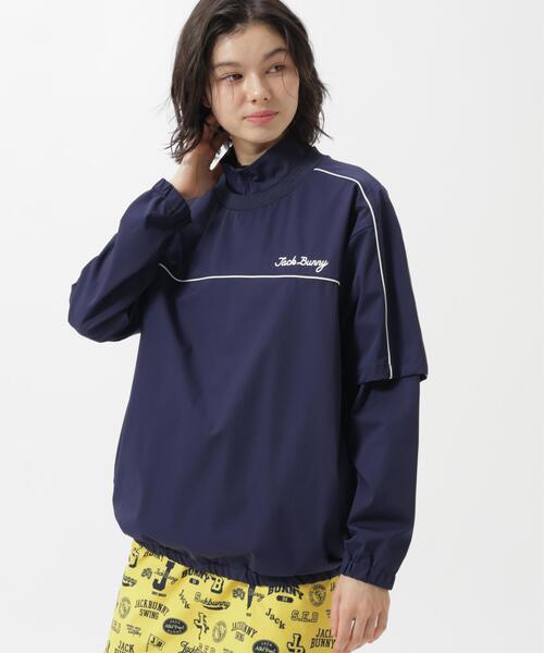 Jack Bunny!!（ジャックバニー）の「【Jack Bunny!!】マルチウェイストレッチ ツインスニード（ブルゾン・レディース・ネイビー・SMALL）」の7枚目の写真