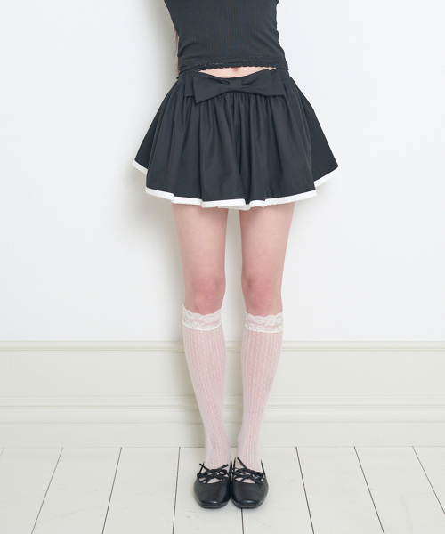 ILLIGO(イリゴ)の「ボウパンプキンスカートパンツブラック(スカート・レディース・その他・SMALL/MEDIUM)」の2枚目の写真