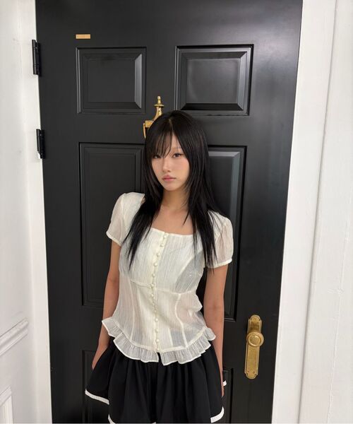 ILLIGO(イリゴ)の「ボウパンプキンスカートパンツブラック(スカート・レディース・その他・SMALL/MEDIUM)」の5枚目の写真