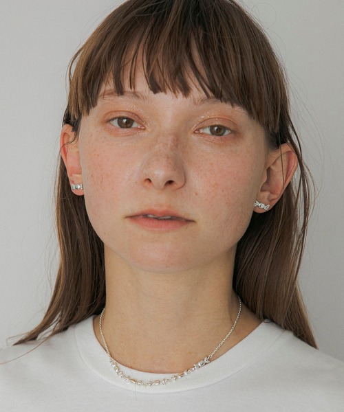 LAPUIS（ラピュイ）の「LAPUIS(ラピュイ)Treat pierced earrings（ピアス（両耳用）・レディース・ゴールド/シルバー・FREE）」の7枚目の写真