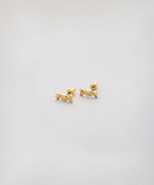 LAPUIS（ラピュイ）の「LAPUIS(ラピュイ)Treat pierced earrings（ピアス（両耳用）・レディース・ゴールド/シルバー・FREE）」の9枚目の写真