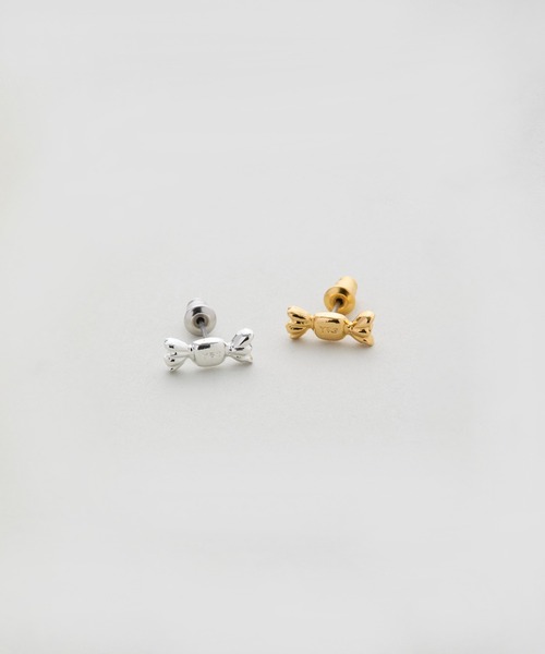 LAPUIS（ラピュイ）の「LAPUIS(ラピュイ)Treat pierced earrings（ピアス（両耳用）・レディース・ゴールド/シルバー・FREE）」の8枚目の写真