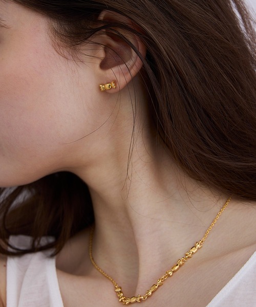 LAPUIS（ラピュイ）の「LAPUIS(ラピュイ)Treat pierced earrings（ピアス（両耳用）・レディース・ゴールド/シルバー・FREE）」の18枚目の写真