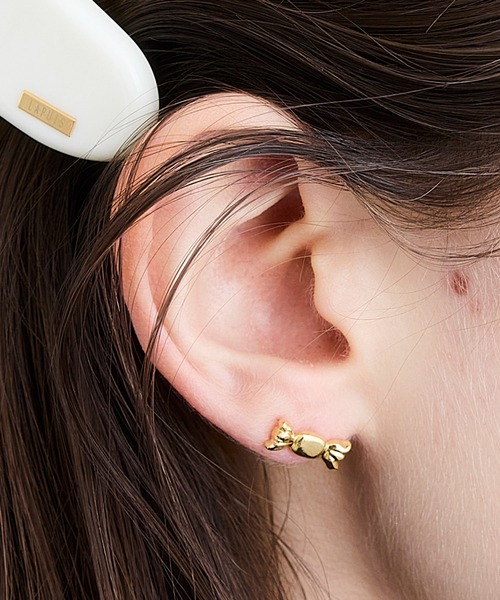 LAPUIS（ラピュイ）の「LAPUIS(ラピュイ)Treat pierced earrings（ピアス（両耳用）・レディース・ゴールド/シルバー・FREE）」の17枚目の写真