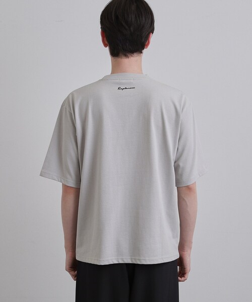 tk.TAKEO KIKUCHI（ティーケータケオキクチ）の「フラワープリントTシャツ（Tシャツ/カットソー・メンズ・ホワイト/ライトグレー/ブラック・04/03/02）」の20枚目の写真