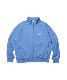 【BEN DAVIS(ベンデイビス)】BD SWEAT HALF ZIP / スウェット ハーフジップ ワンポイント刺繍 裏起毛 サイドポケット ユニセックス