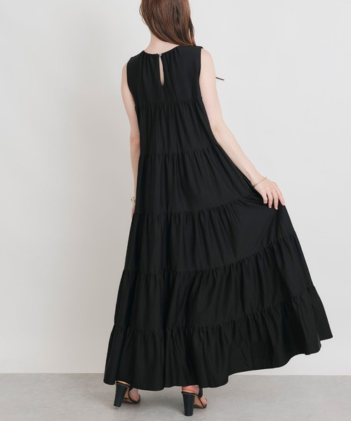 PICCIN(ピッチン)の「ティアードカットソーワンピース(ワンピース・レディース・ネイビー/ブラック・M)」の13枚目の写真