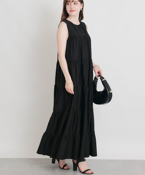 PICCIN(ピッチン)の「ティアードカットソーワンピース(ワンピース・レディース・ネイビー/ブラック・M)」の14枚目の写真