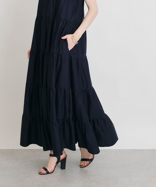 PICCIN(ピッチン)の「ティアードカットソーワンピース(ワンピース・レディース・ネイビー/ブラック・M)」の17枚目の写真