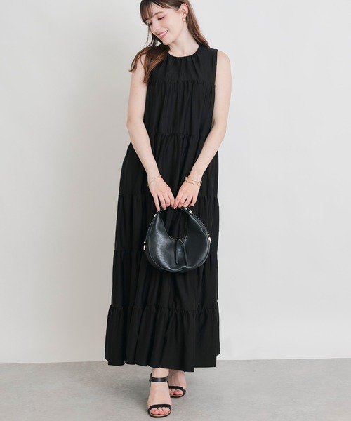 PICCIN(ピッチン)の「ティアードカットソーワンピース(ワンピース・レディース・ネイビー/ブラック・M)」の15枚目の写真