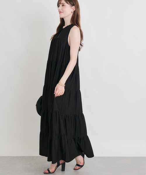 PICCIN(ピッチン)の「ティアードカットソーワンピース(ワンピース・レディース・ネイビー/ブラック・M)」の19枚目の写真