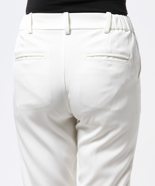 LOUNGEDRESS（ラウンジドレス）の「裾釦Wクロスパンツ（その他パンツ・レディース・ホワイト/ネイビー・0/1）」の7枚目の写真
