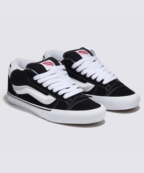 VANS(バンズ)の「ニューミッド / Knu Mid BLACK/TRUE WHITE VN000CQ96BT1(スニーカー・メンズ・ブラック・4)」の3枚目の写真