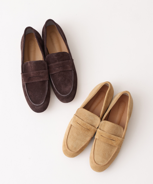 Spick & Span（スピックアンドスパン）の「《新色有り / 追加》Spick & Span スウェードローファー（ローファー・レディース・ベージュ/チョコ・36/37/38）」の3枚目の写真