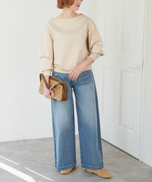 Spick & Span（スピックアンドスパン）の「《新色有り / 追加》Spick & Span スウェードローファー（ローファー・レディース・ベージュ/チョコ・36/37/38）」の5枚目の写真