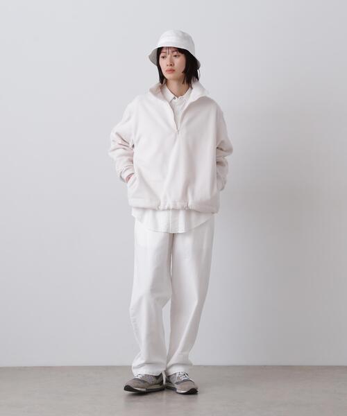 Y（ワイ）の「Ｙ / ORGANIC COTTON SOFT MOLESKIN TAPERED EASY TROUSERS（その他パンツ・メンズ・ホワイト/ネイビー・LARGE/MEDIUM）」の5枚目の写真