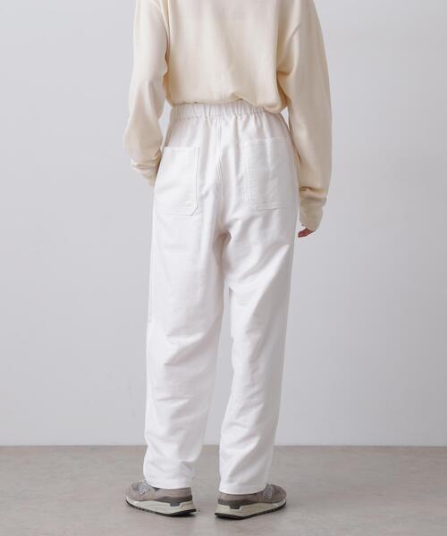 Y（ワイ）の「Ｙ / ORGANIC COTTON SOFT MOLESKIN TAPERED EASY TROUSERS（その他パンツ・メンズ・ホワイト/ネイビー・LARGE/MEDIUM）」の9枚目の写真