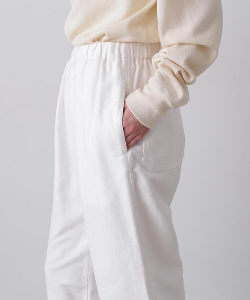 Y（ワイ）の「Ｙ / ORGANIC COTTON SOFT MOLESKIN TAPERED EASY TROUSERS（その他パンツ・メンズ・ホワイト/ネイビー・LARGE/MEDIUM）」の11枚目の写真