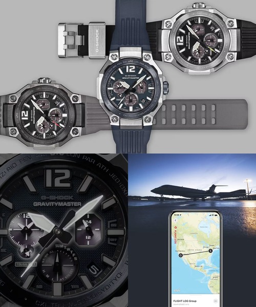 G-SHOCK(ジーショック)の「G-SHOCK/ジーショック 腕時計 "MASTER OF G-AIR" GWR-B3000B-8AJF(アナログ腕時計・メンズ・ブラック・FREE)」の11枚目の写真