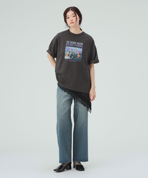 BEAMS HEART(ビームスハート)の「ヴィンテージライク バンドTシャツ(Tシャツ/カットソー・レディース・その他2/その他/その他1・FREE)」の4枚目の写真