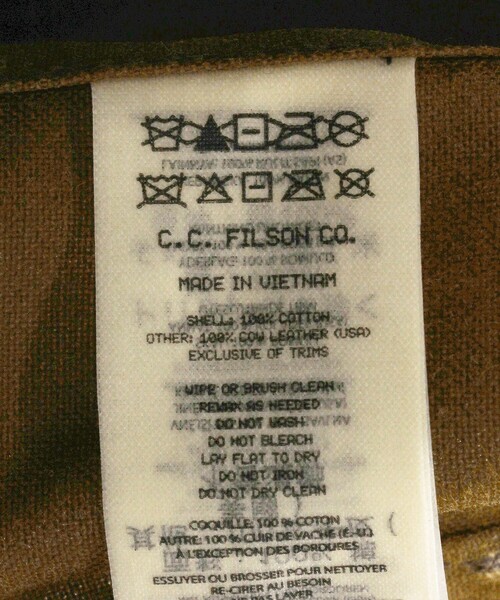 FILSON(フィルソン)の「FILSON/フィルソン Tin Cloth Game Bag/ティンクロス ゲームバッグ(その他アウター・メンズ・ブラウン・フリ-)」の8枚目の写真
