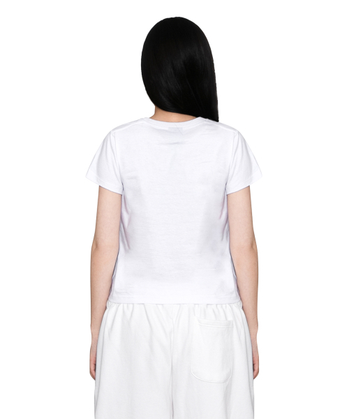 DURTの「FLOW CROP TEE (WHITE)(Tシャツ/カットソー・レディース・その他・OS)」の2枚目の写真