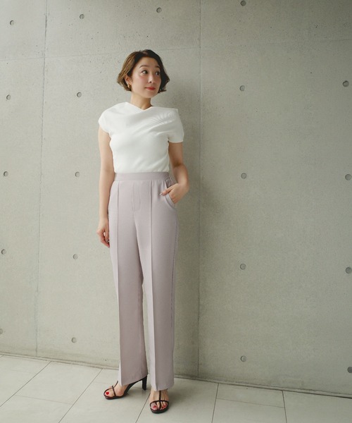 PERIPH(ペリフ)の「リネンライクパンツ(その他パンツ・レディース・ブラウン/ベージュ・S/M)」の9枚目の写真