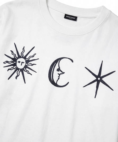 SAINTPAIN(セイントペイン)の「SPフォーチュンヘビーウェイトクロップロングスリーブホワイト(Tシャツ/カットソー・レディース・その他・MEDIUM/LARGE)」の3枚目の写真