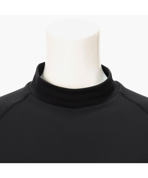 BRIEFING（ブリーフィング）の「【BRIEFING GOLF／ブリーフィングゴルフ】WOMEN’S STITCHED 3D LOGO LS HIGHNECK（Tシャツ/カットソー・レディース・ブラック・S）」の3枚目の写真