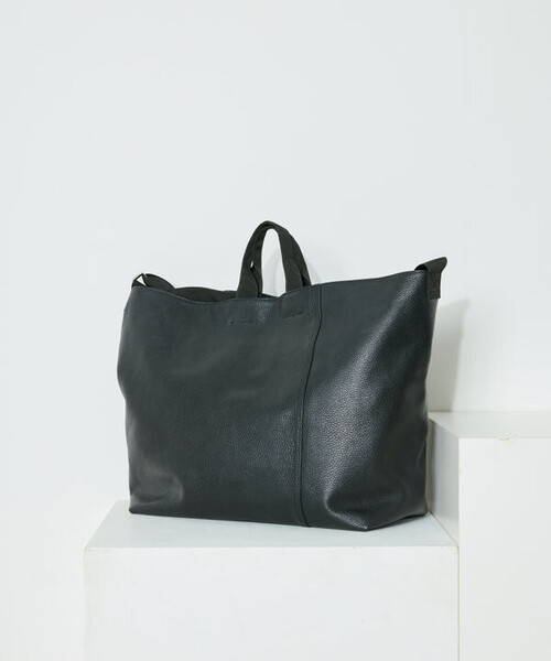 Firsthand(ファーストハンド)の「Firsthand/ファーストハンド 2WAY Leather Messenger Bag / 2WAYレザーメッセンジャーバッグ / 牛革 / 撥水レザー(ショルダーバッグ・メンズ・ブラック・ONE SIZE)」の22枚目の写真