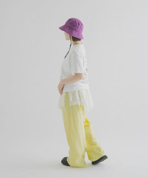 THE GOODLAND MARKET(ザグッドランドマーケット)の「cwtch ORGANICCOTTON LACE APRON(スカート・レディース・ブラック/ホワイト・FREE)」の7枚目の写真