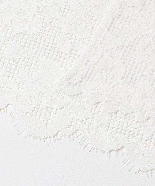 THE GOODLAND MARKET(ザグッドランドマーケット)の「cwtch ORGANICCOTTON LACE APRON(スカート・レディース・ブラック/ホワイト・FREE)」の10枚目の写真