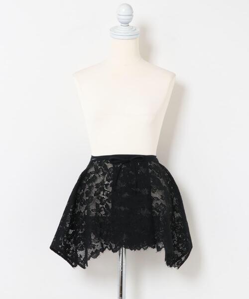 THE GOODLAND MARKET(ザグッドランドマーケット)の「cwtch ORGANICCOTTON LACE APRON(スカート・レディース・ブラック/ホワイト・FREE)」の18枚目の写真
