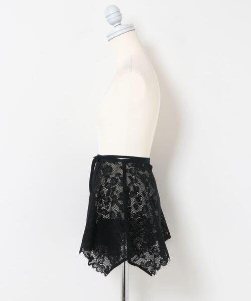 THE GOODLAND MARKET(ザグッドランドマーケット)の「cwtch ORGANICCOTTON LACE APRON(スカート・レディース・ブラック/ホワイト・FREE)」の19枚目の写真