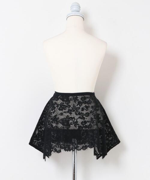 THE GOODLAND MARKET(ザグッドランドマーケット)の「cwtch ORGANICCOTTON LACE APRON(スカート・レディース・ブラック/ホワイト・FREE)」の20枚目の写真
