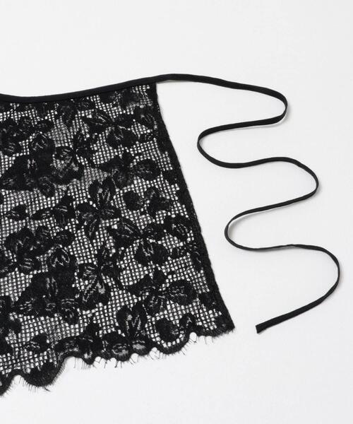 THE GOODLAND MARKET(ザグッドランドマーケット)の「cwtch ORGANICCOTTON LACE APRON(スカート・レディース・ブラック/ホワイト・FREE)」の21枚目の写真