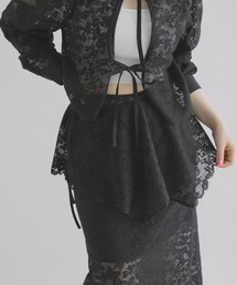 THE GOODLAND MARKET | cwtch　ORGANICCOTTON LACE APRON(スカート)