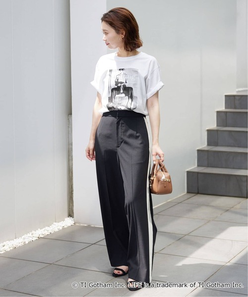 SLOBE IENA(スローブイエナ)の「《追加5》GOOD ROCK SPEED SLOBE別注 LIFE PC PHOTO TEE1(Tシャツ/カットソー・レディース・ホワイト/ブラック・FREE)」の14枚目の写真