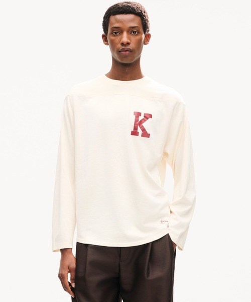 KENZO(ケンゾー)の「KENZO VARSITY LS T-SHIRT(Tシャツ/カットソー・メンズ・ベージュ系その他・MEDIUM/LARGE/X-LARGE/SMALL)」の4枚目の写真